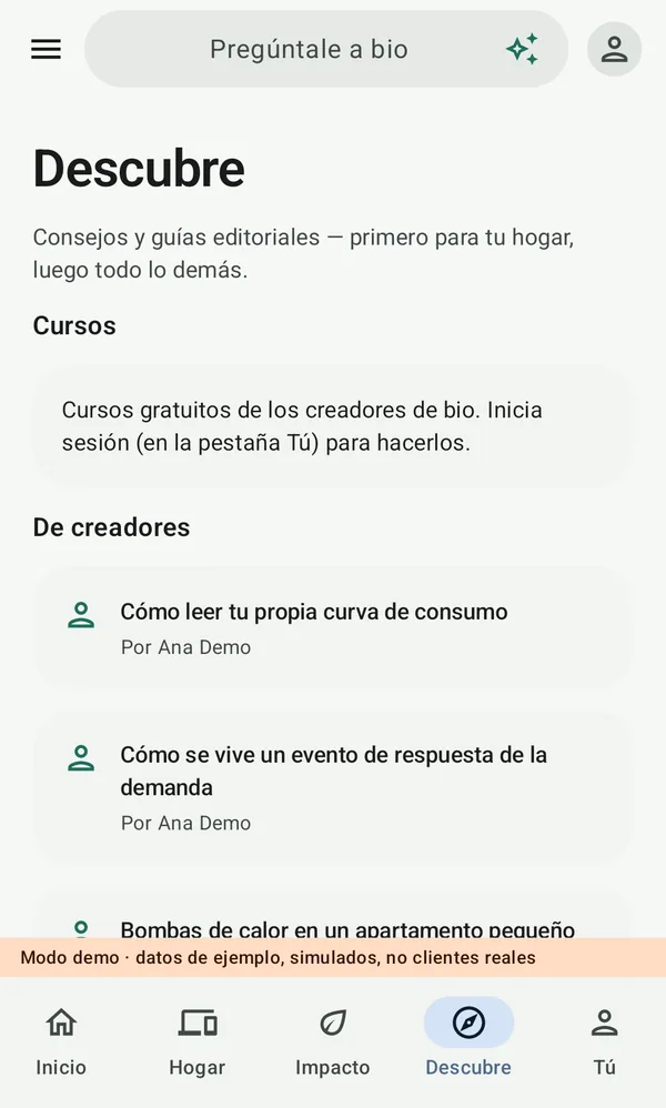 Descubre en bio: consejos para tu hogar y artículos de creadores